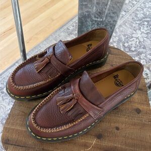 Dr. Doc Martens Adrian Brown Classic Leather Loafers